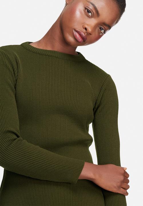 dailyfriday - Ribbed knitwear dress