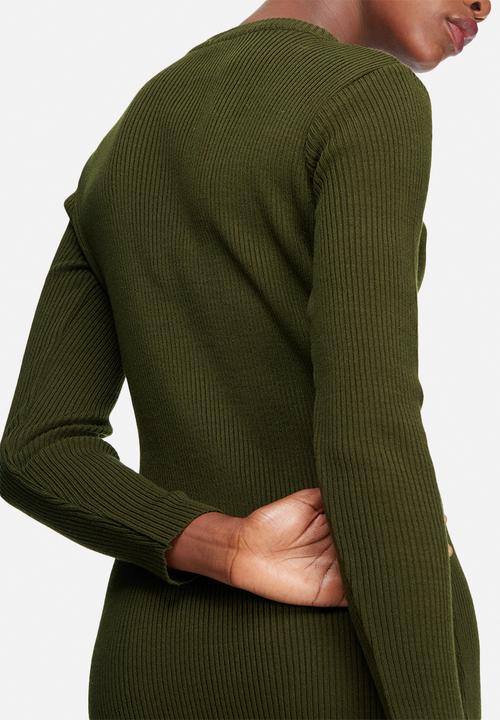 dailyfriday - Ribbed knitwear dress