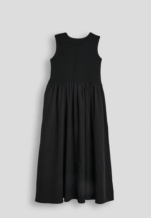 Pop Candy - Sleeveless maxi skater dress - black