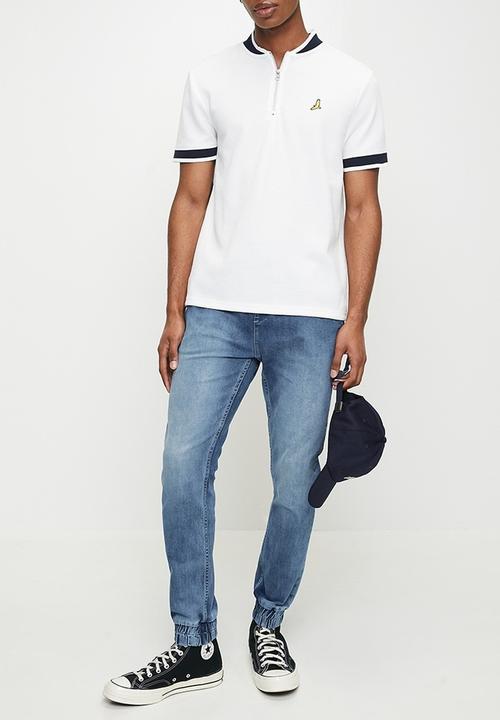 Brave Soul - Polo T-Shirts - Cream