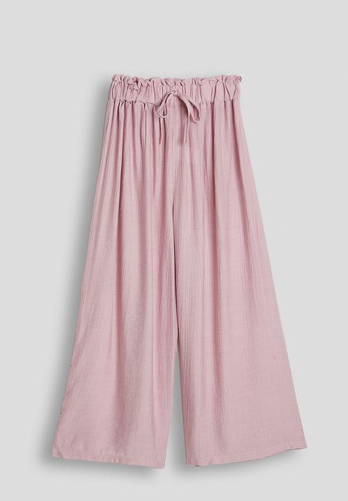 Pop Candy - Paperbag waist pants - pink