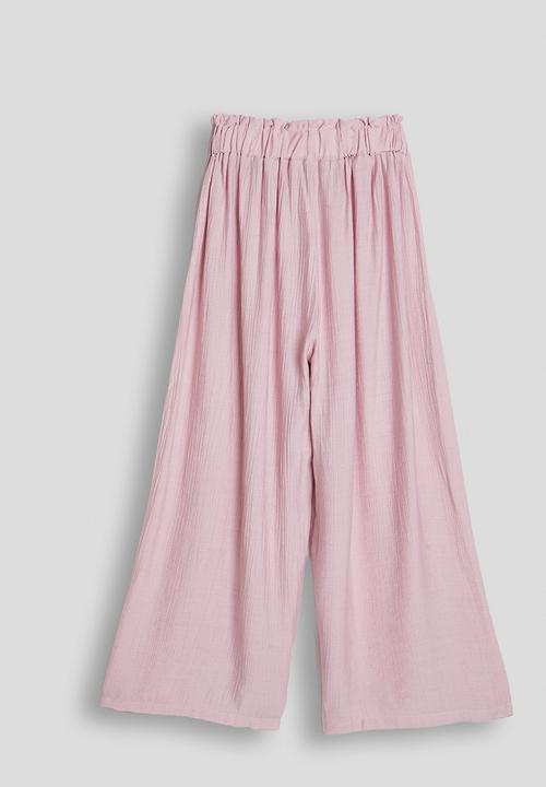Pop Candy - Paperbag waist pants - pink