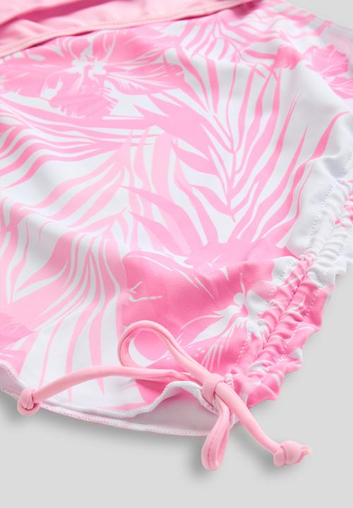 Pop Candy - Bikini and ruched skirt set - pink/aop