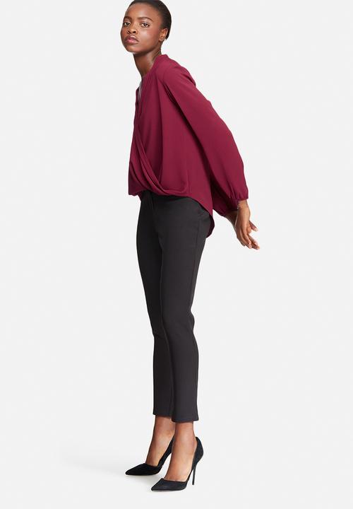 dailyfriday - Wrap front blouse