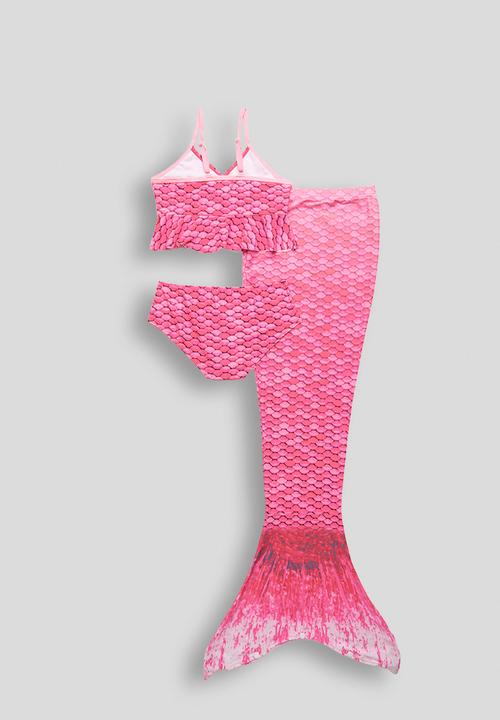 Pop Candy - Mermaid tail swimsuit - pink ombre