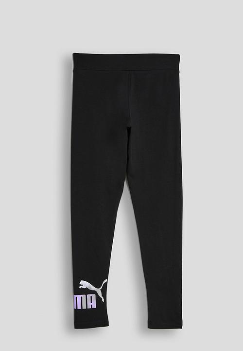PUMA - Ess 2 Color No.1 Logo Leggings G - Puma Black-Light Lavender