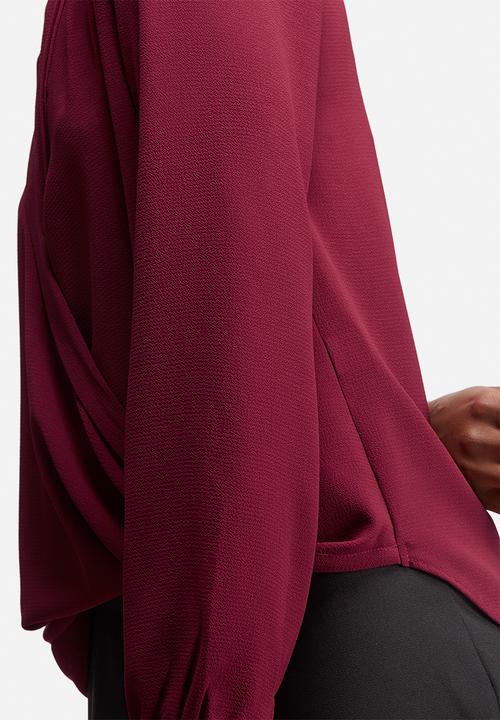 dailyfriday - Wrap front blouse