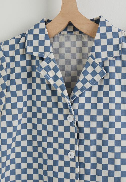 Pop Candy - Shirt and shorts - blue
