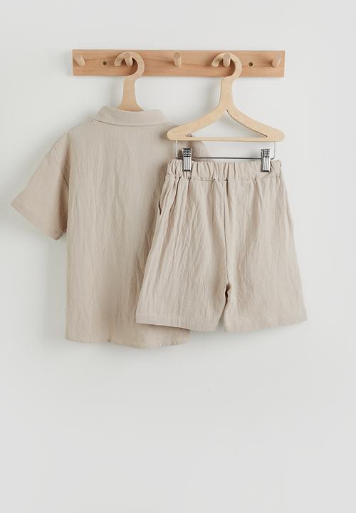 Pop Candy - Shirt & shorts - khaki