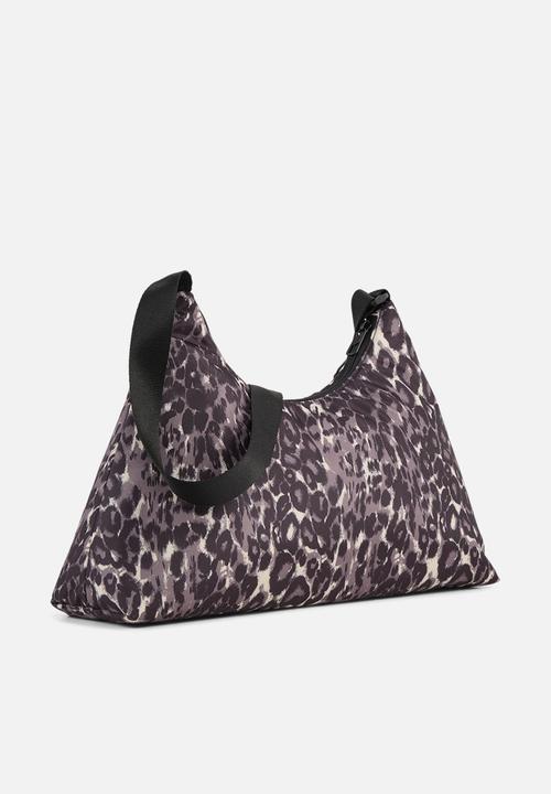 PUMA - Pop Medium Prism Bag - Puma Black-Leopard Aop