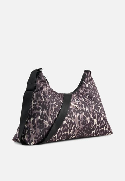 PUMA - Pop Medium Prism Bag - Puma Black-Leopard Aop