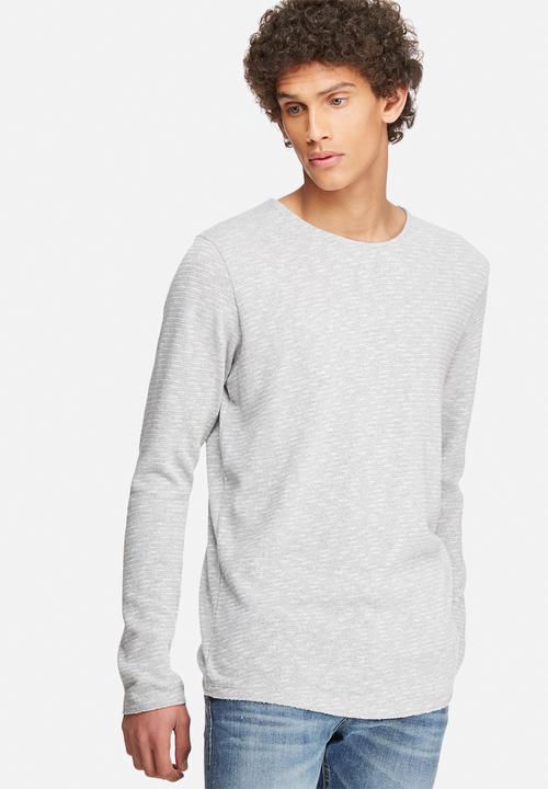 Jack & Jones - Textured crew neck knit
