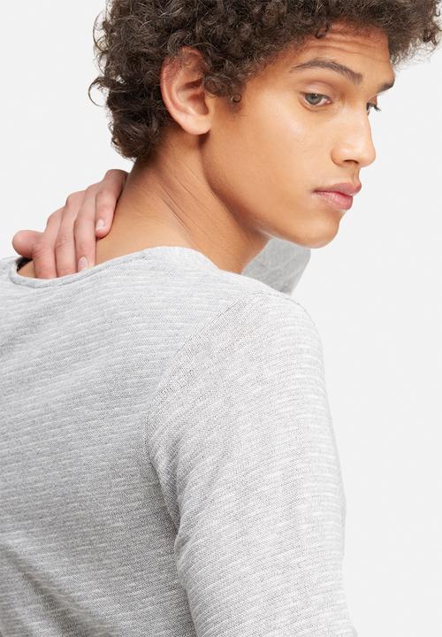 Jack & Jones - Textured crew neck knit