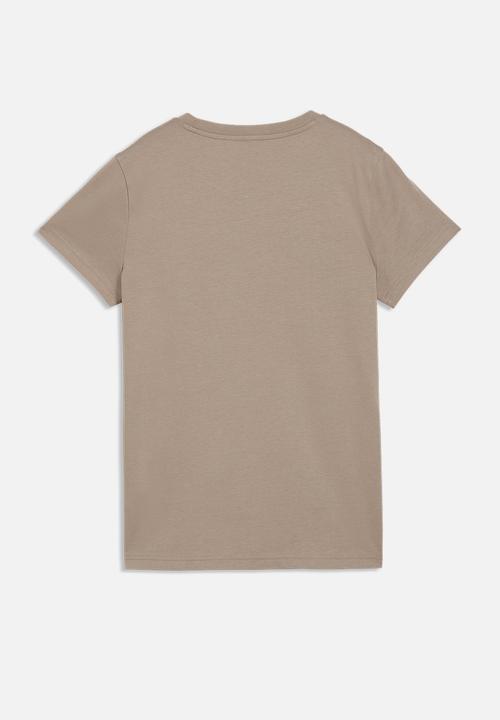 PUMA - Plus ess no. 1 logo tee (s) - mouse gray