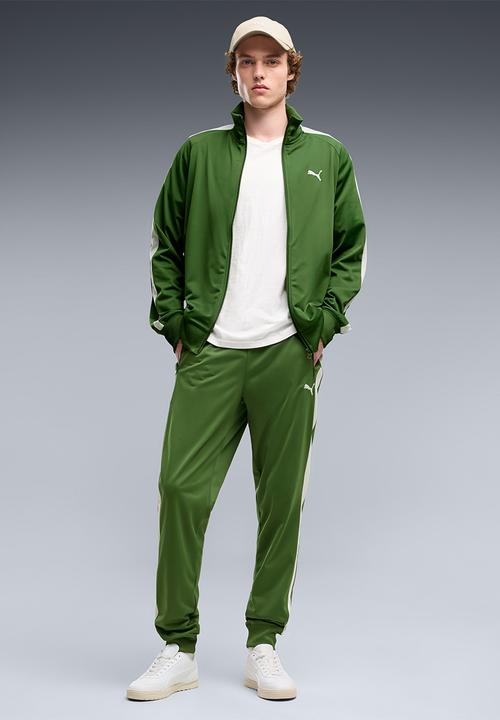 PUMA - ESS T7 Poly Track Jacket- Green