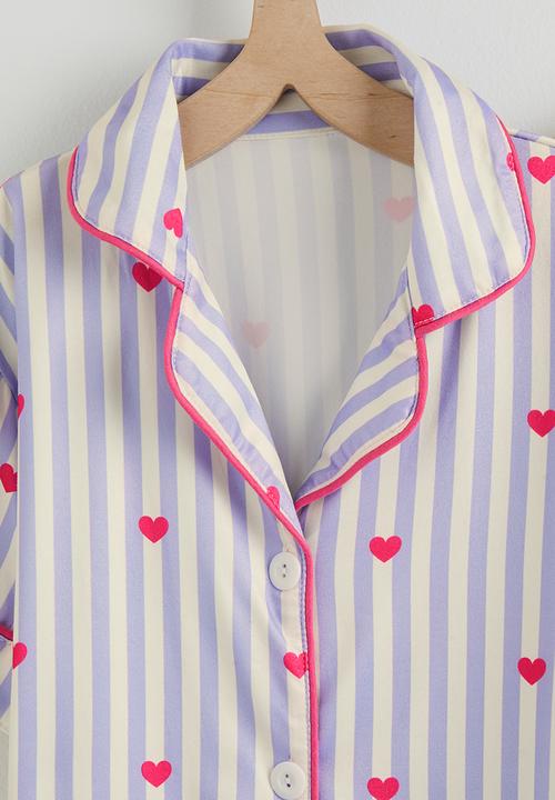 Pop Candy - Sleep shirt and shorts - multi