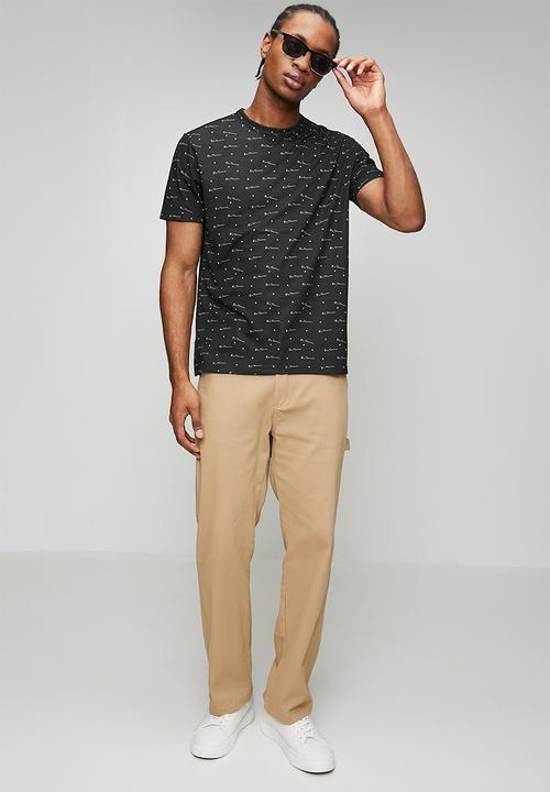 Ben Sherman - Ben Tar Aop Tee Shirt - Black