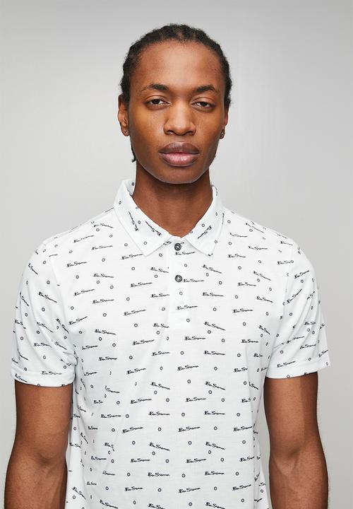 Ben Sherman - Ben Tar Aop Polo - White