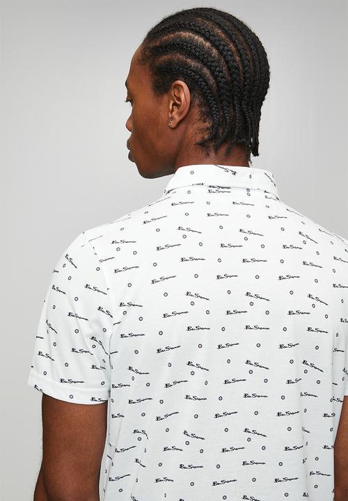 Ben Sherman - Ben Tar Aop Polo - White