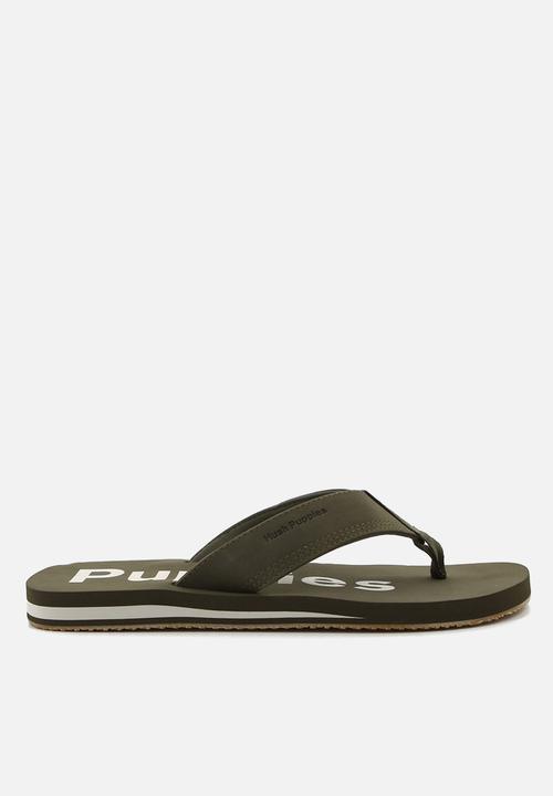 Hush Puppies - Stomp - Olive/Stone