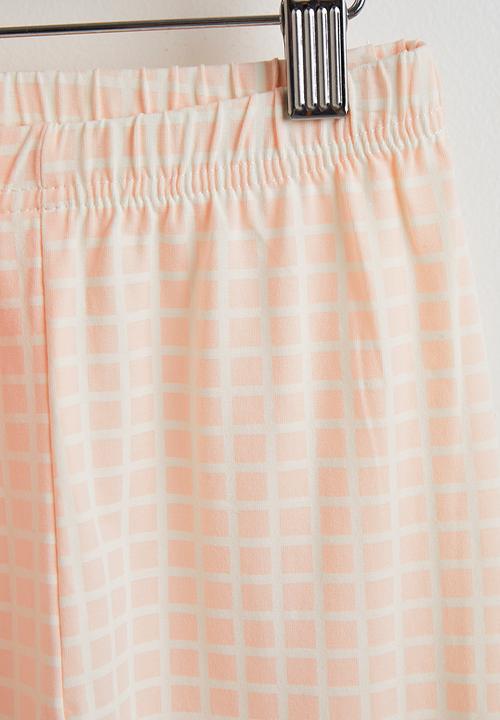 Pop Candy - Placement tee with leggings - light pink