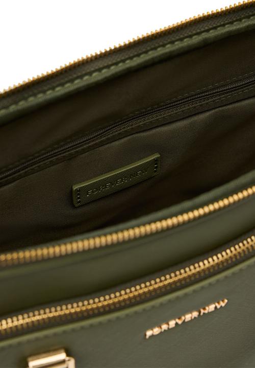 Forever New - Anita slimline laptop bag in olive