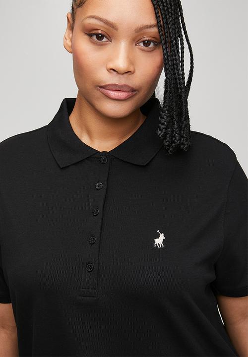 POLO - Wmn margot short sleeve golfer - black