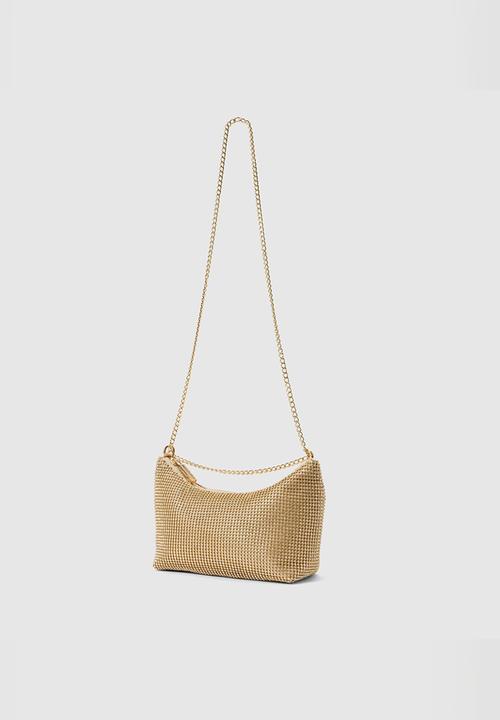 Forever New - Paloma Curve Clutch in Gold