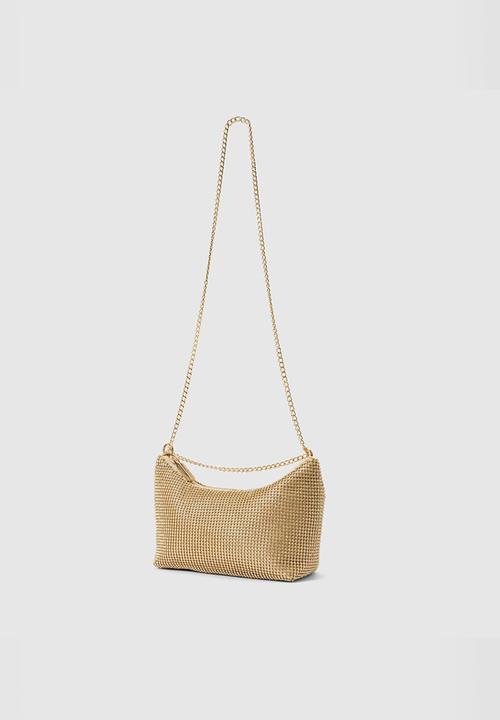 Forever New - Paloma Curve Clutch in Gold