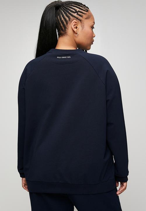 POLO - Wmn sophia long sleeve track top - navy