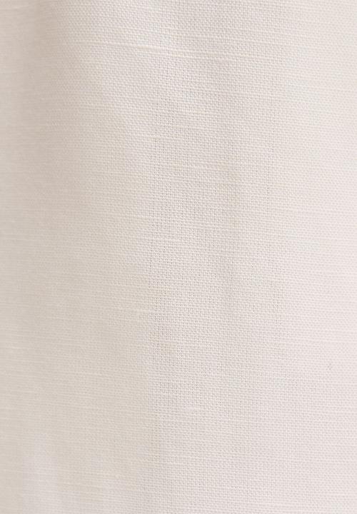 Forever New - Matilda linen blend wide leg pants in porcelain