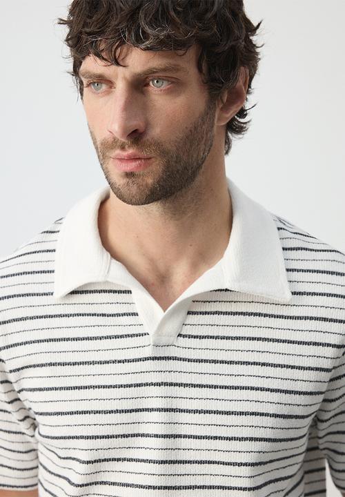 MANGO - Poloshirt Begur - Offwhite