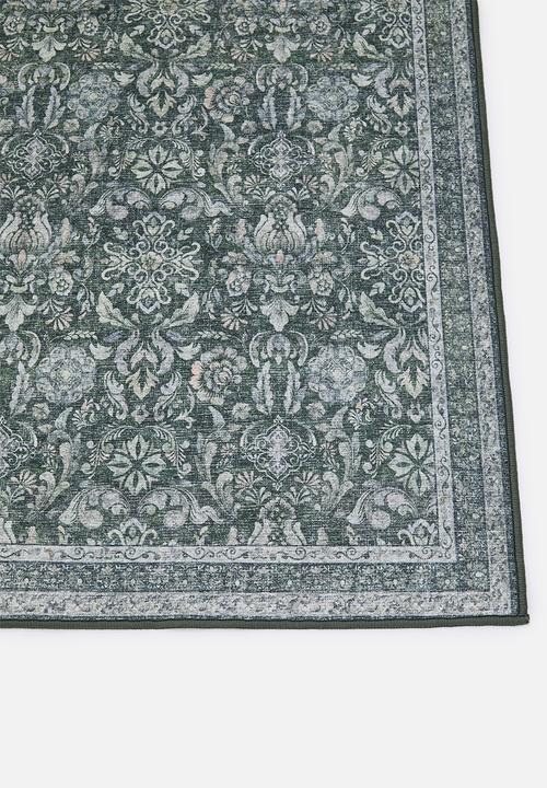 Sixth Floor - Etta Floral Runner - Olive