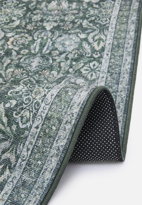 Sixth Floor - Etta Floral Runner - Olive