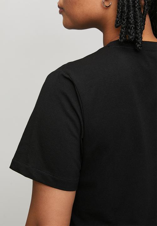 POLO - Wmn kelly short sleeve v neck t-shirt - black