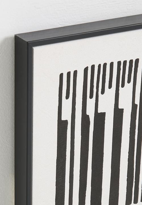 Sixth Floor - Linear Framed Wall Art - Black