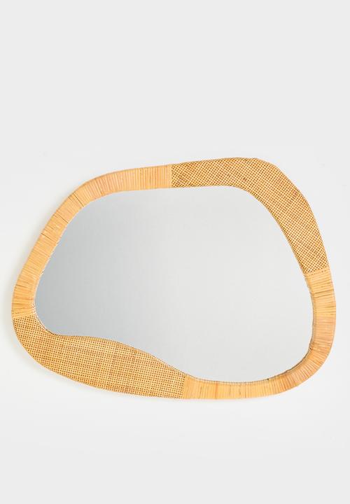 Sixth Floor - Rattan Mirror Natural 59x3.5x80cm