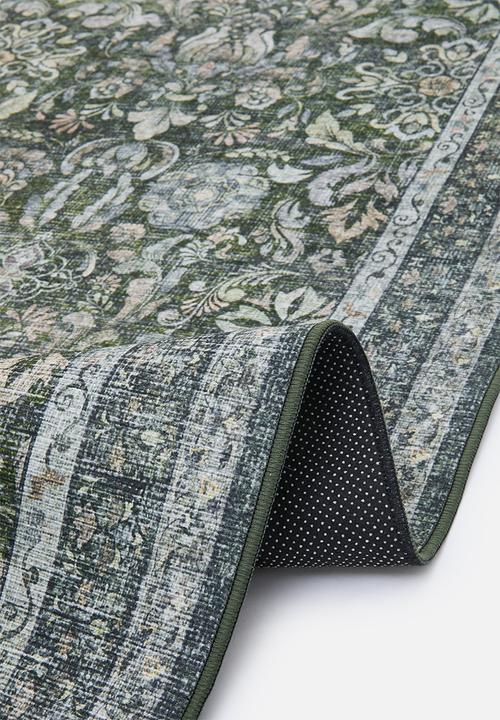 Sixth Floor - Etta Floral Rug Olive