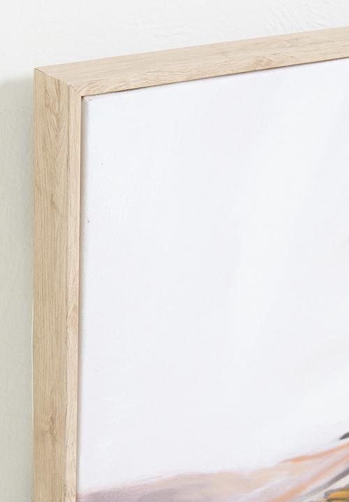 Sixth Floor - Hills Framed Wall Art - Natural