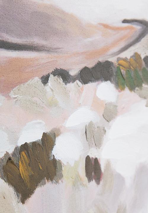 Sixth Floor - Hills Framed Wall Art - Natural