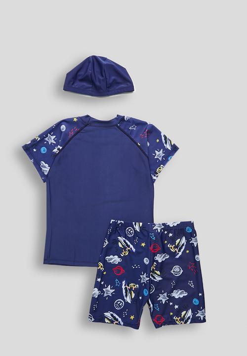 Pop Candy - Rash vest and board shorts -  navy/aop