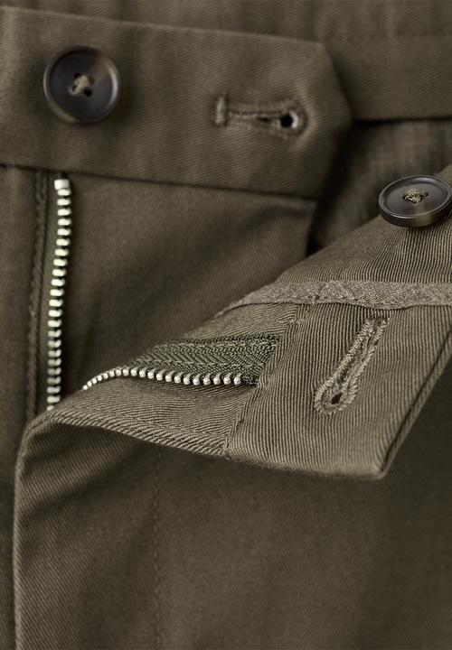 MANGO - Trouser Sbarna - Khaki