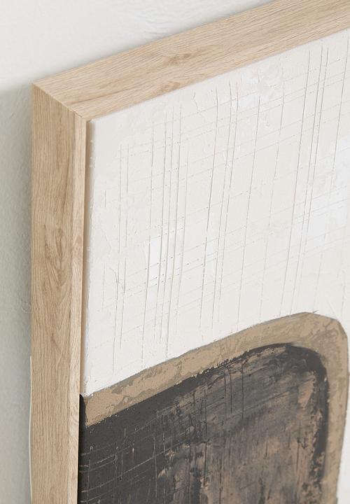 Sixth Floor - Qautro Framed Wall Art - Brown