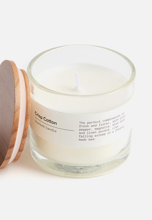 H&M - Scented candle in glass holder - crisp cotton
