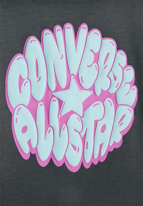 Converse - Cnvg Bubble Graphic Boxy Tee - Dark Matter