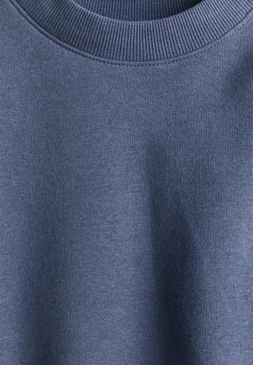 H&M - Oversized brushed-inside sweatshirt - dusty blue