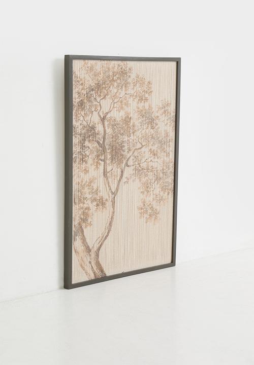 Sixth Floor - Tree Rope Artwork Natural 60x3x90cm