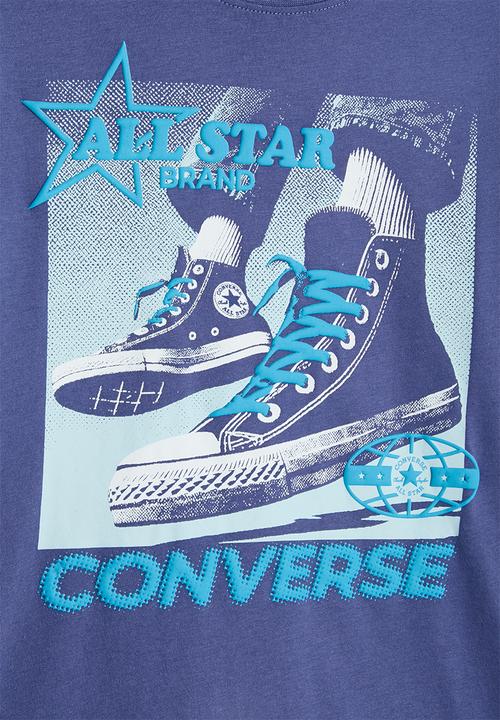 Converse - Cnvb Photo Real Cnv Snkr Tee - Indigo Storm