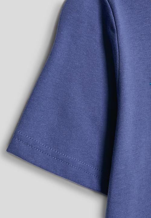 Converse - Cnvb Photo Real Cnv Snkr Tee - Indigo Storm