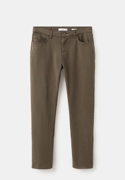 MANGO - Jeans Patrickc - Beige/Khaki
